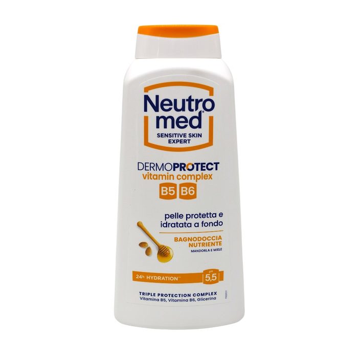Гель для душу поживний Neutromed Dermoprotect "Мед та Мигдаль" pH 5,5 600 мл